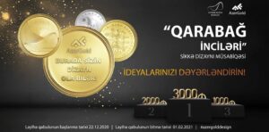 “AzerGold” QSC və Heydər Əliyev Mərkəzi “Qarabağ inciləri” mövzusunda sikkələrin dizayn müsabiqəsinə start verir