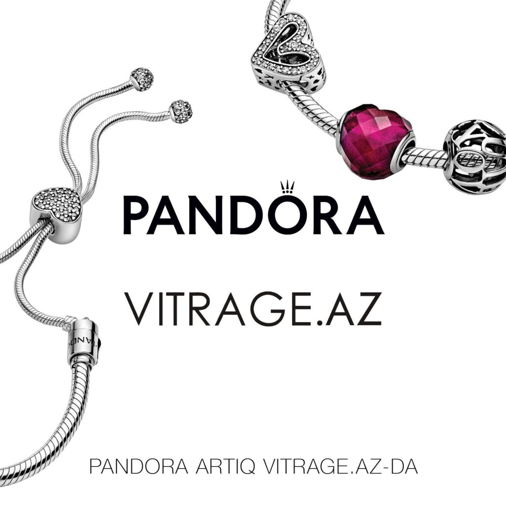 PANDORA artıq VİTRAGE.AZ onlayn mağazasında!