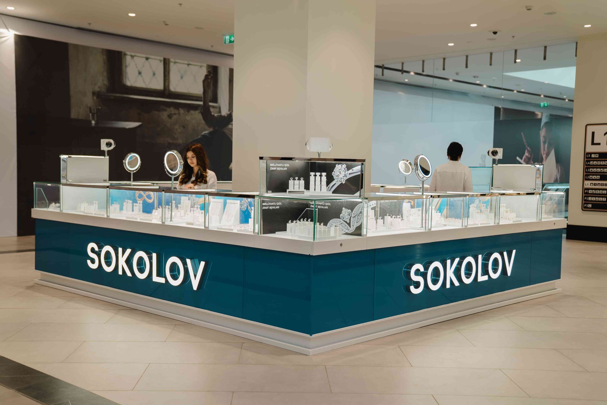 Crescent Mall-da məşhur SOKOLOV brendinin satış nöqtəsi açılıb